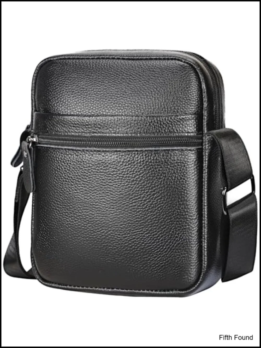 Genuine Leather Men's Crossbody Shoulder Bag Small Messenger Satchel
